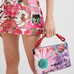 DESIGUAL  M. CHRISTIAN LACROIX SLING BAG Floral NWT